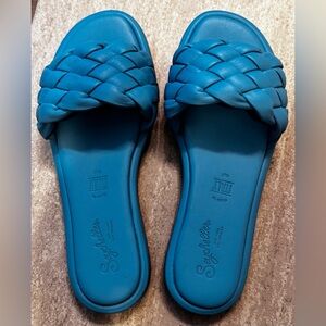 Seychelles Women's Vibrant Blue Braided Sandals
